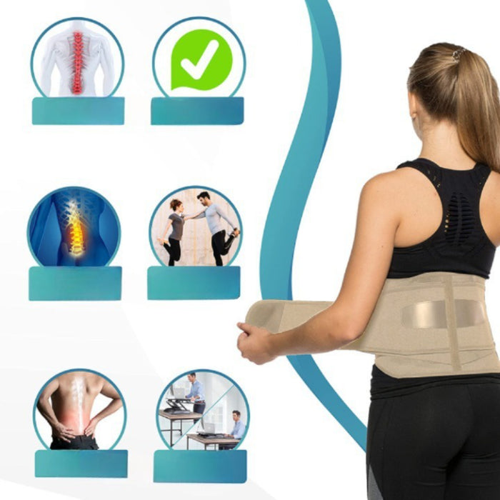 Lower Back Support Belt With Removable Pad