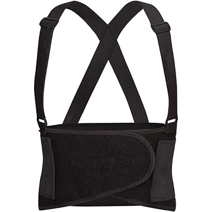 Adjustable Back Support Belt With Attached Suspenders