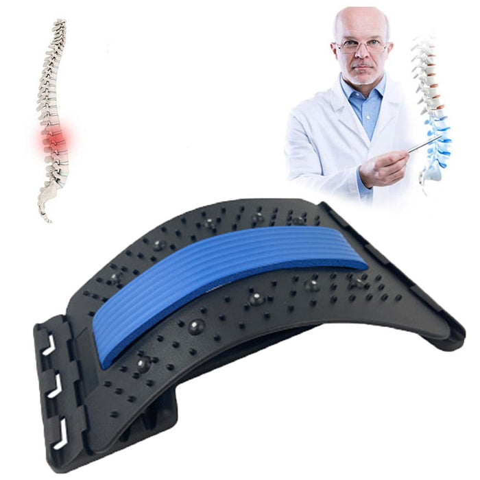 Chiroboard Back Stretching Device, Back Massager for Bed & Chair & Car